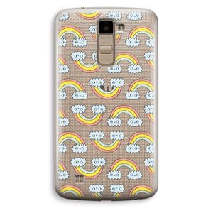 Regenboog: LG K10 (2016) Transparant Hoesje