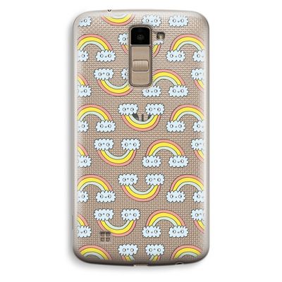 Regenboog: LG K10 (2016) Transparant Hoesje