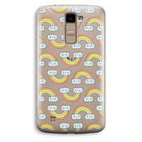 Regenboog: LG K10 (2016) Transparant Hoesje