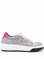 DSQUARED2 baskets à paillettes - Argent