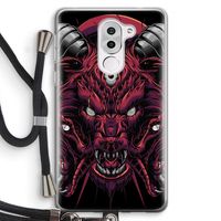 Hell Hound and Serpents: Honor 6X Transparant Hoesje met koord