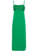 P.A.R.O.S.H. Jurk verfraaid met pailletten - Groen - thumbnail