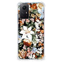 Case voor Xiaomi Redmi Note 12s Dark Flowers - thumbnail