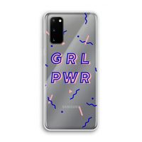 GRL PWR: Samsung Galaxy S20 Transparant Hoesje