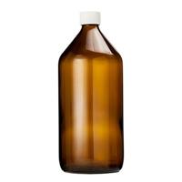 Spruyt Hillen Medicijnfles bruin met dop 1000ml Spruyt Hillen Medicijnfles bruin met dop 1000ml