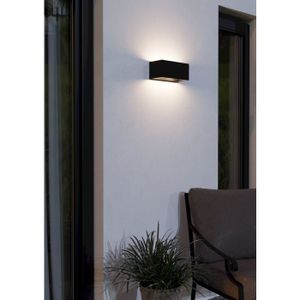 EGLO Lesmo Buitengebruik muurverlichting Niet-verwisselbare lamp(en) LED 2,2 W Zwart G