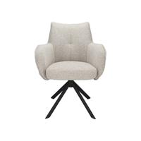 Haluta Draaibare Eetkamerstoel met arm Zenith - Naturel