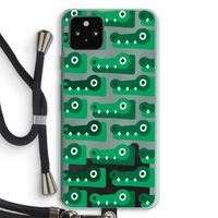 Crocs: Pixel 5a 5G Transparant Hoesje met koord