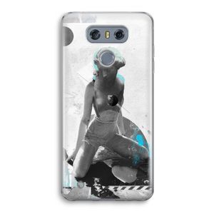 I will not feel a thing: LG G6 Transparant Hoesje