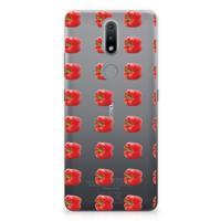Nokia 2.4 | Siliconen Case | Paprika Red