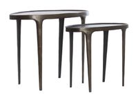 Light & Living Sidetable 'Arica' Set van 2 stuks, kleur Donkerbruin