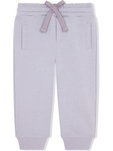 Dolce & Gabbana Kids pantalon de jogging à lien de resserrage - Violet