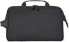 Halfar HF6500 Zip Bag Circle - Black Heather - 26 x 18 x 14 cm