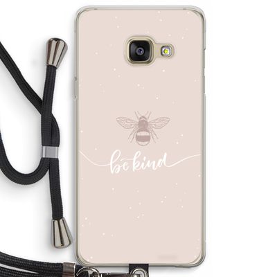Be(e) kind: Samsung Galaxy A3 (2016) Transparant Hoesje met koord