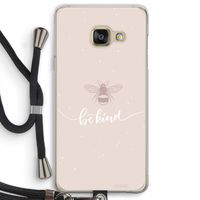 Be(e) kind: Samsung Galaxy A3 (2016) Transparant Hoesje met koord