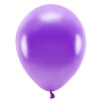 Party ballonnen - biologisch afbreekbaar - 100x - paars - milieuvriendelijke feestversiering