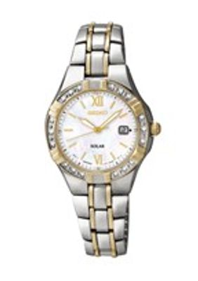 Horlogeband Seiko V137-0AD0 / SUT068P9 / MORG112C9 Staal Bi-Color