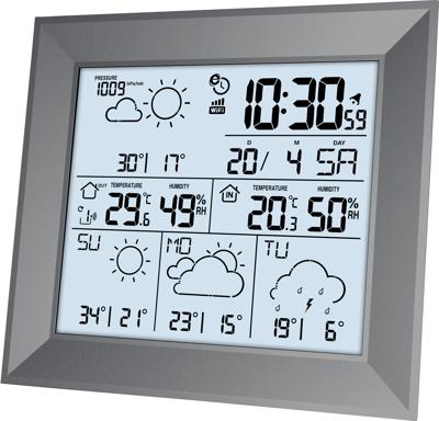 Techno Line Technoline WD2000 WiFi-weerstation Aantal sensoren max.: 3