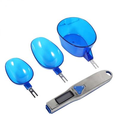 Digitale lepel schaal LCD display bulk voedsel digitale meetinstrument schaalbereik: 500/0.1 g scoops amout: 3 stuks