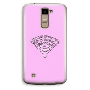 Home Is Where The Wifi Is: LG K10 (2016) Transparant Hoesje