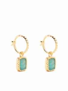 Missoma mini boucles d'oreilles ornées d'amazonite