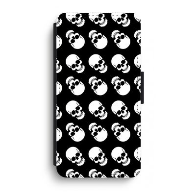 Musketon Skulls: iPhone XR Flip Hoesje