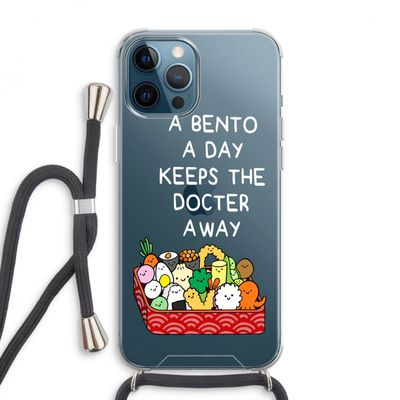 Bento a day: iPhone 12 Pro Max Transparant Hoesje met koord