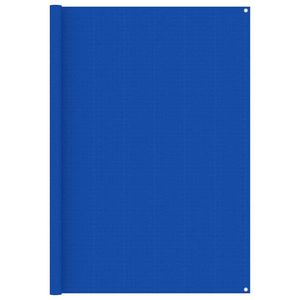 vidaXL Tenttapijt 200x400 cm HDPE blauw