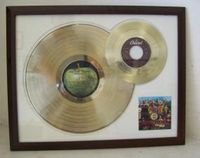 Gouden dubbel plaat The Beatles - Sergeant Pepper