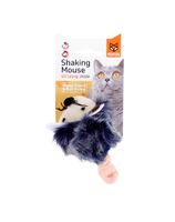 FOFOS SHAKING MUIS MET GELUID GRIJS 12X6X6 CM