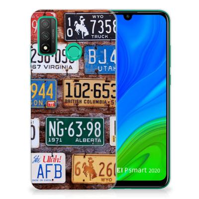 Huawei P Smart 2020 | Siliconen hoesje | met foto Kentekenplaten