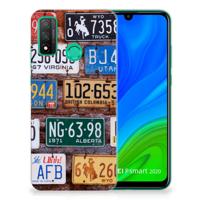 Huawei P Smart 2020 | Siliconen hoesje | met foto Kentekenplaten