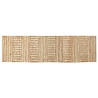 Beliani - KAMBERLI - Laagpolig vloerkleed - Beige - 80 x 300 cm - Jute - thumbnail