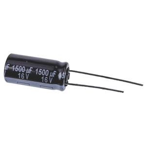 Panasonic Elektrolytische condensator Radiaal bedraad 5 mm 1500 µF 16 V 20 % (Ø) 10 mm 1 stuk(s)