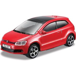 Schaalmodel Volkswagen Polo GTI Mark 5 rood 1:43   -