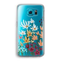Painted wildflowers: Samsung Galaxy S6 Transparant Hoesje