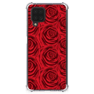 Samsung Galaxy A12 Case Red Roses Samsung Galaxy A12 Case Red Roses