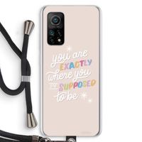 Right Place: Xiaomi Mi 10T 5G Transparant Hoesje met koord