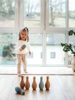 Kurken bowlingspel - KORKO meerkleurig