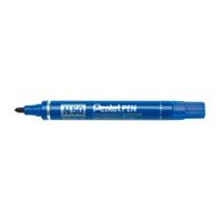 Permanente markeerstift Pentel N50-BE Blauw 12 Onderdelen