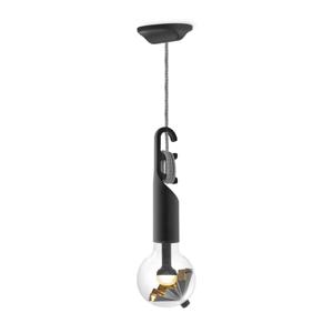 Move Me hanglamp Twist - zwart / Umbrella 3W - zwart goud