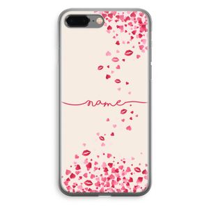Hartjes en kusjes: iPhone 8 Plus Transparant Hoesje