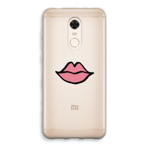Kusje: Xiaomi Redmi 5 Transparant Hoesje