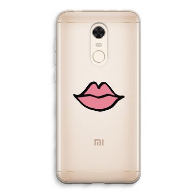 Kusje: Xiaomi Redmi 5 Transparant Hoesje