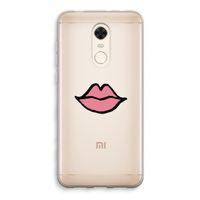Kusje: Xiaomi Redmi 5 Transparant Hoesje