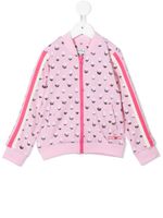 Marc Jacobs Kids veste de sport à imprimé graphique - Rose