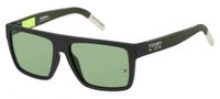 Tommy Hilfiger zonnebril 0004/S unisex cat. 3 nylon zwart/groen - thumbnail