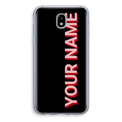 Namecase: Samsung Galaxy J5 (2017) Transparant Hoesje