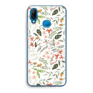 Sweet little flowers: Huawei P20 Lite Transparant Hoesje