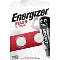 Energizer Knoopcel CR2025 3 V 2 stuk(s) 163 mAh Lithium CR2025 - thumbnail